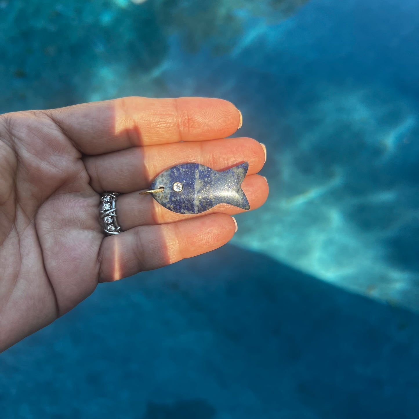Jumbo Gemstone Fish Charms - Abundance