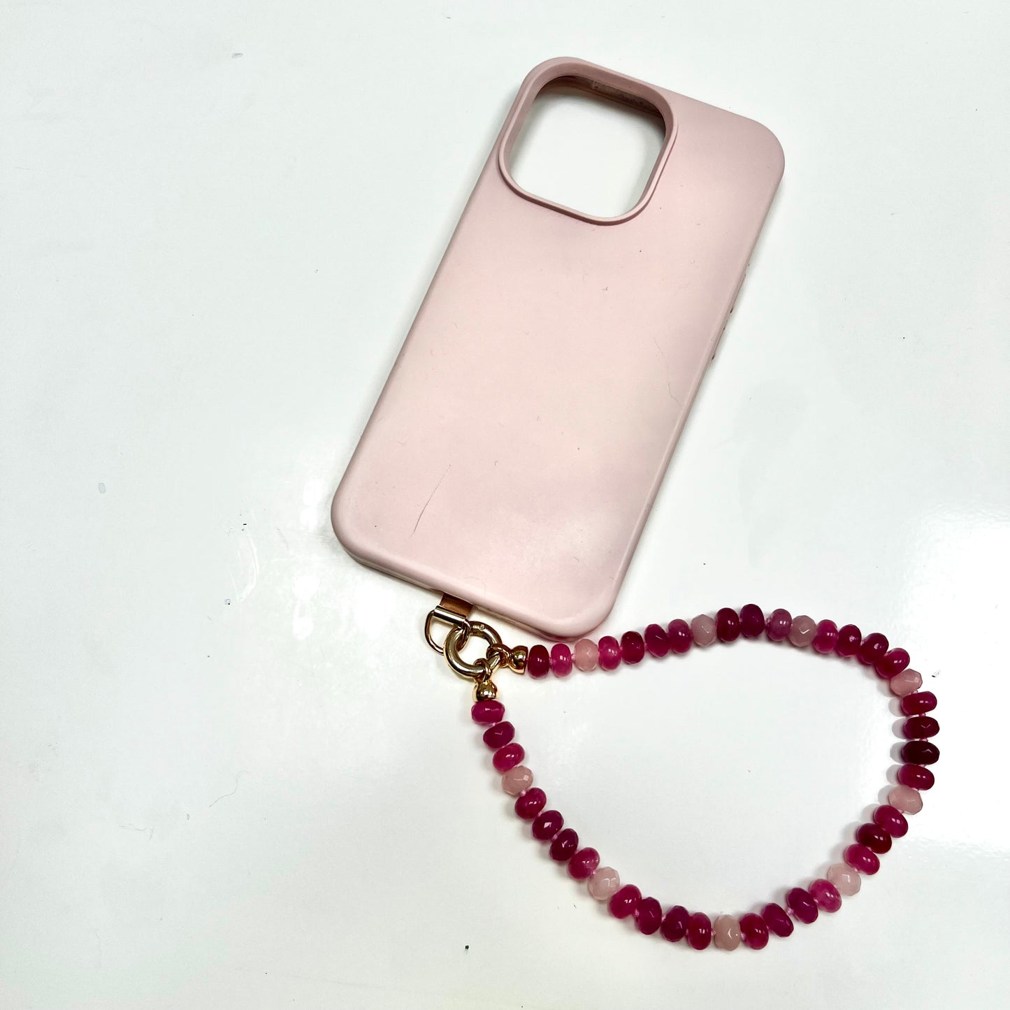Mimi Wristlet - Gemstone Phone Charm