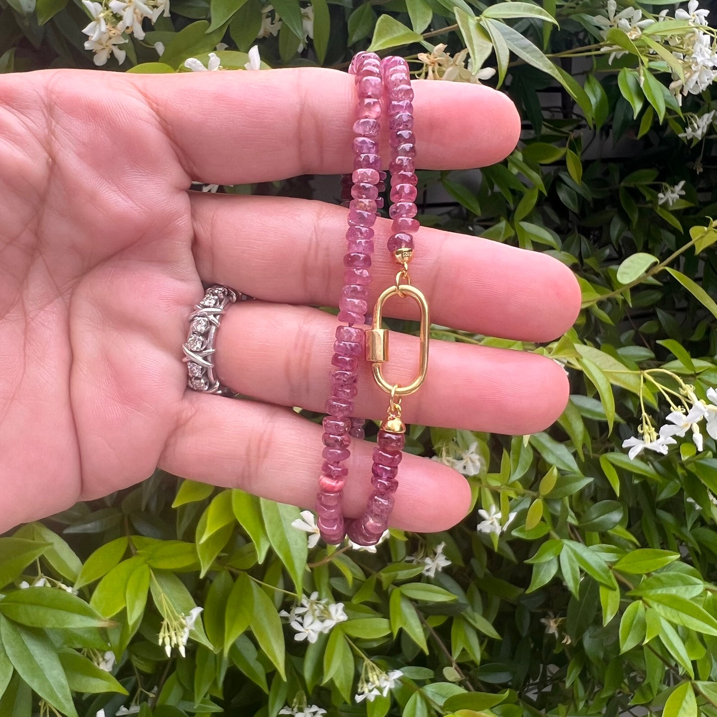 Precious Collection - Ombré Smooth Ruby Necklace