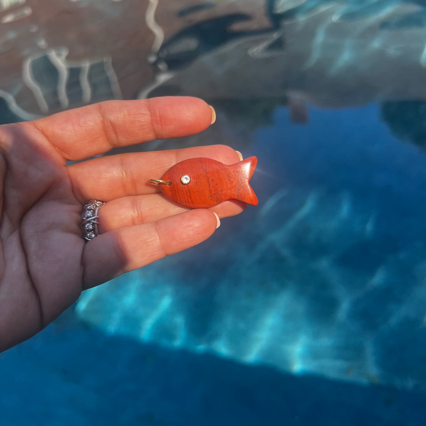Jumbo Gemstone Fish Charms - Abundance