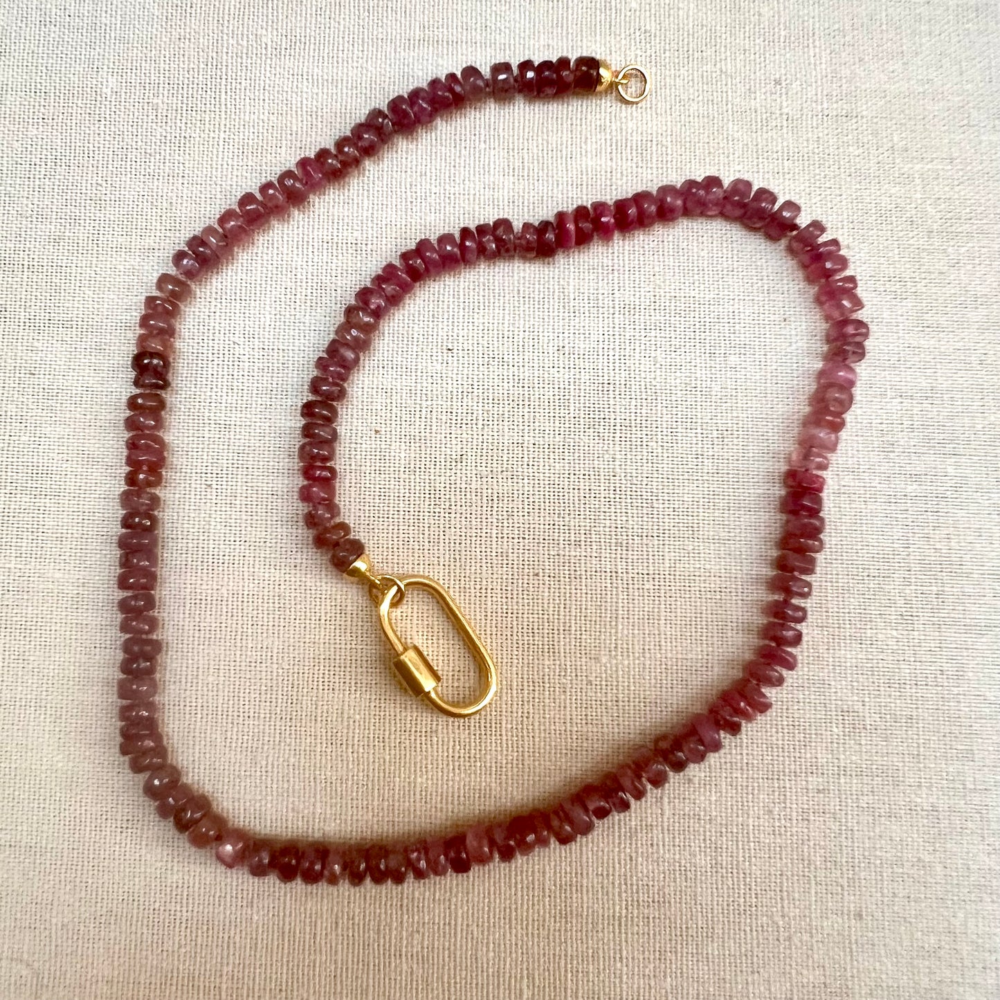Precious Collection - Ombré Smooth Ruby Necklace