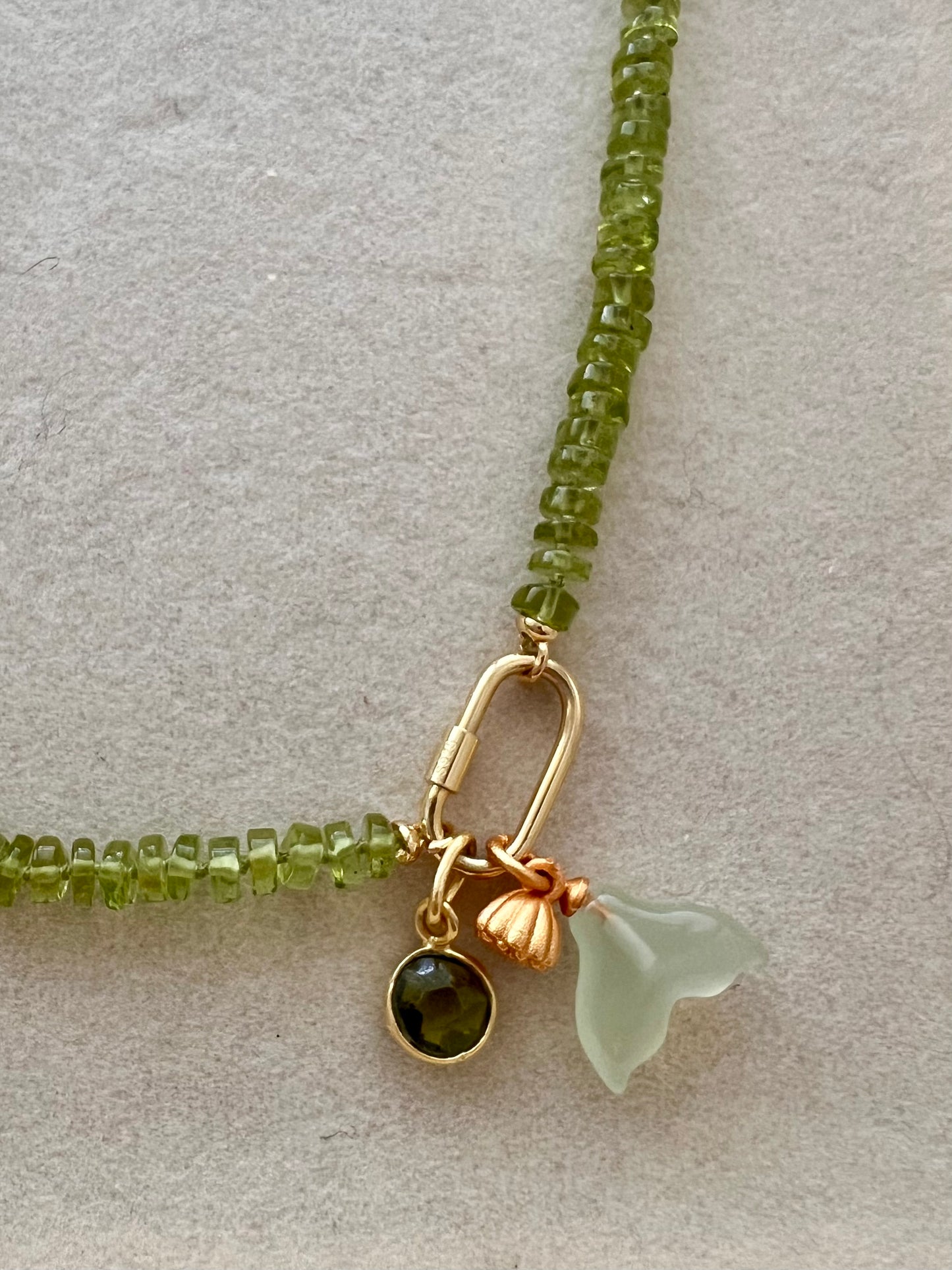 Chelito Peridot Gemstone Necklace