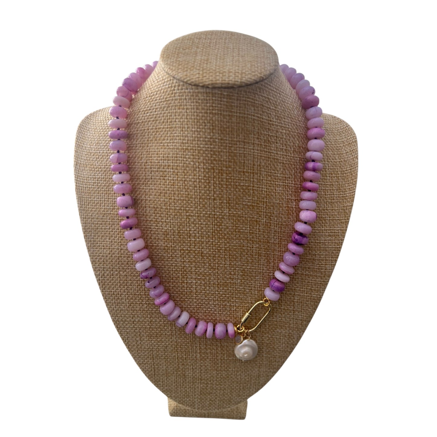 Ana-Maria Violet Opal Necklace
