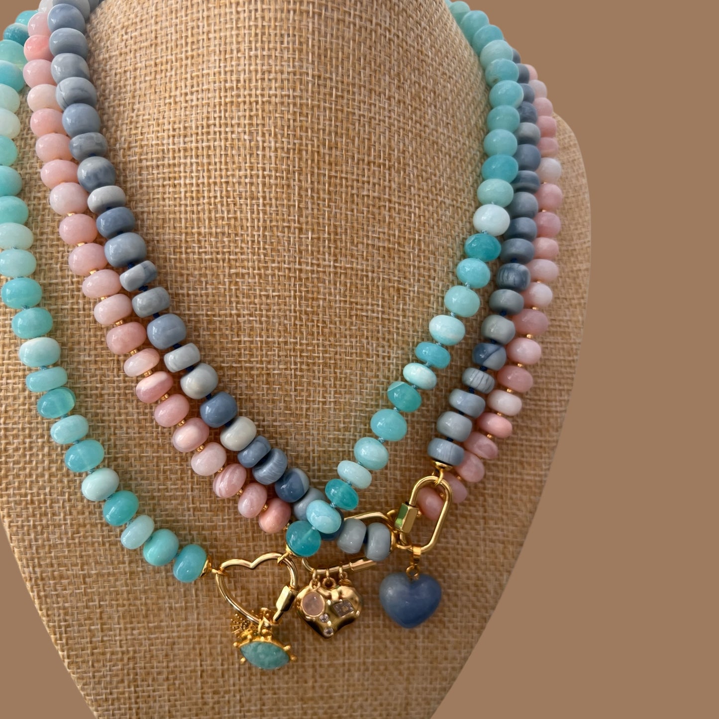 Ana-Maria Denim Blue Opal Necklace