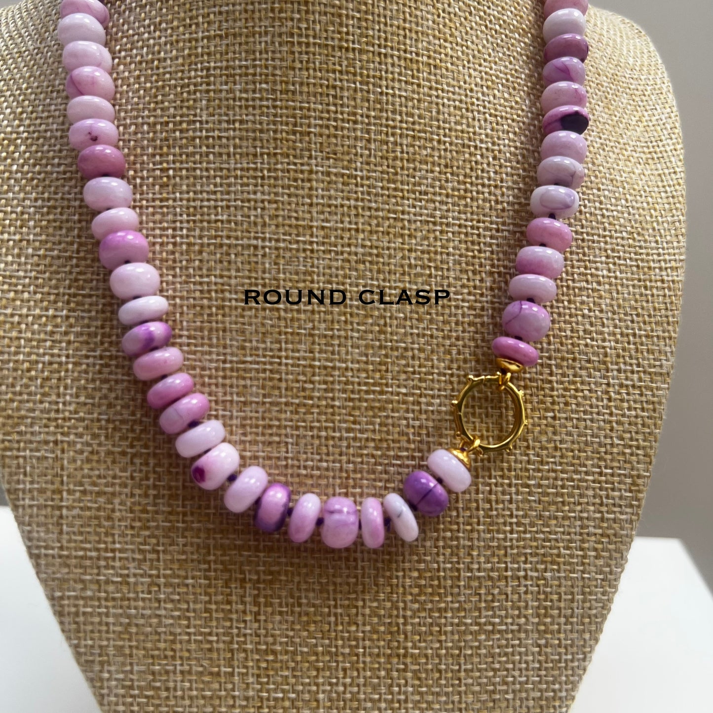 Ana-Maria Violet Opal Necklace