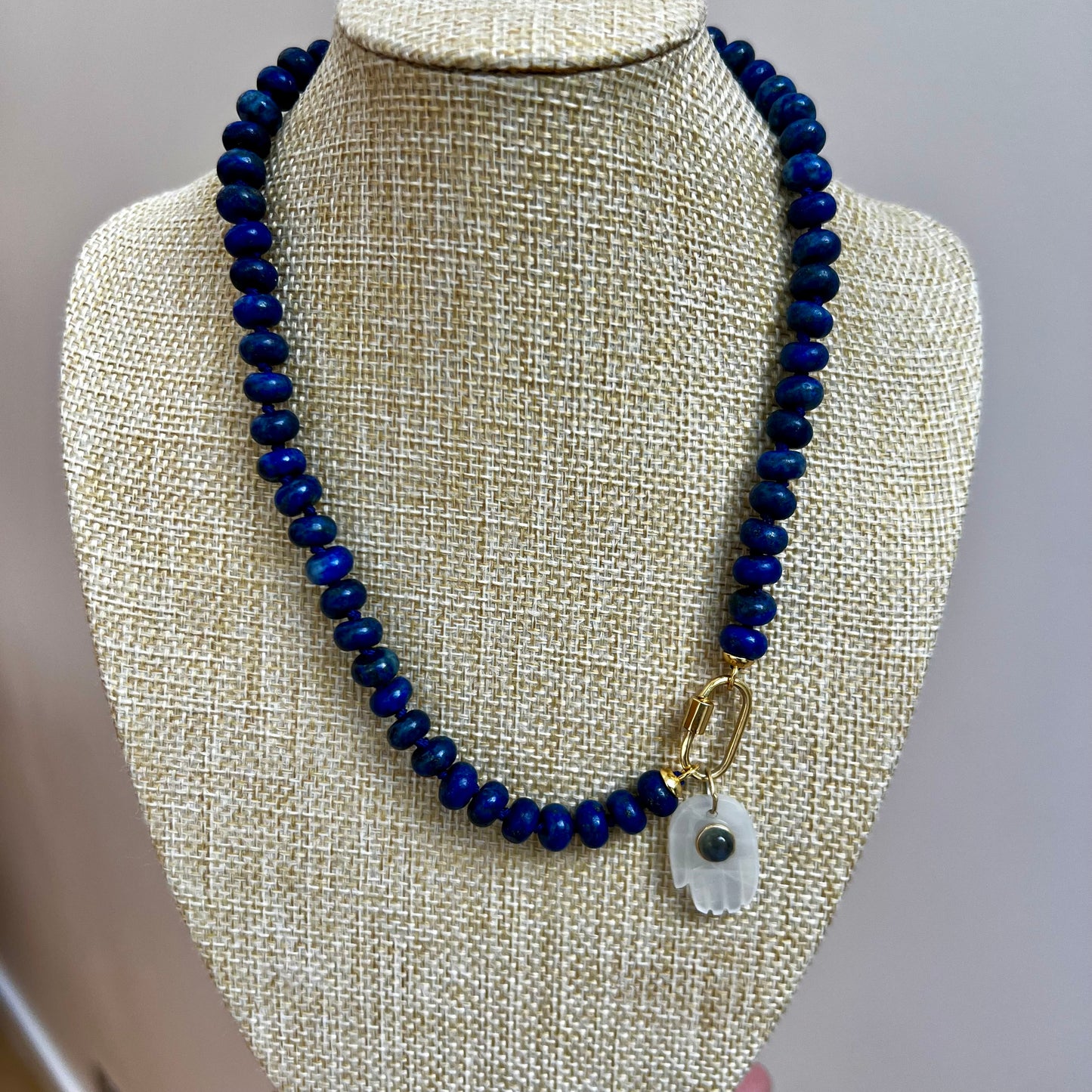 Ana-Maria Lapis Lazuli Gemstone Necklace