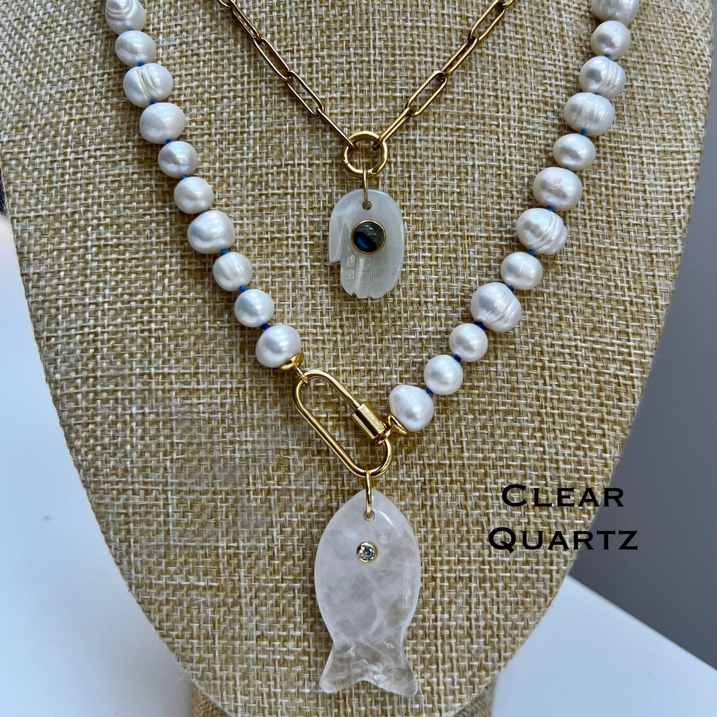 Jumbo Gemstone Fish Charms - Abundance