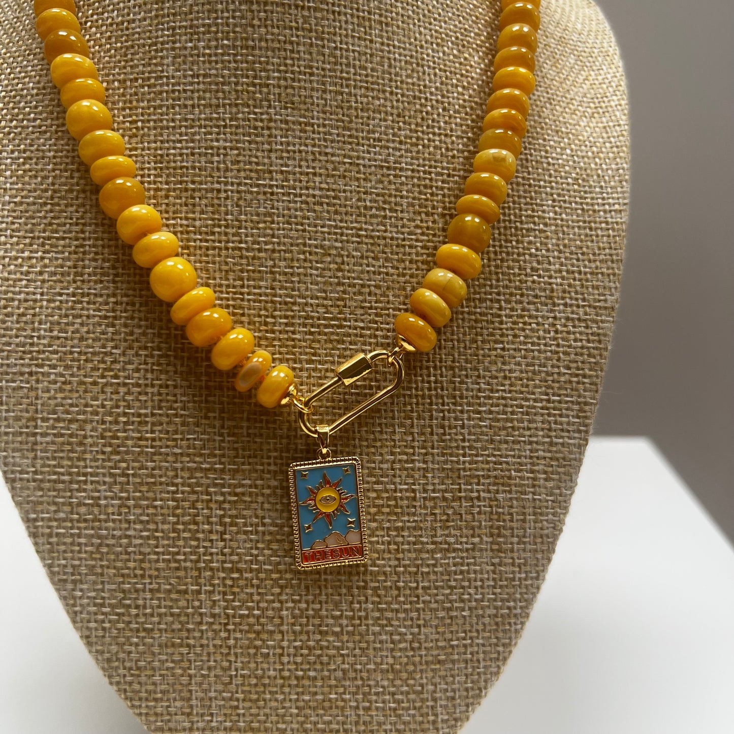 The Sun Tarot Card Charm