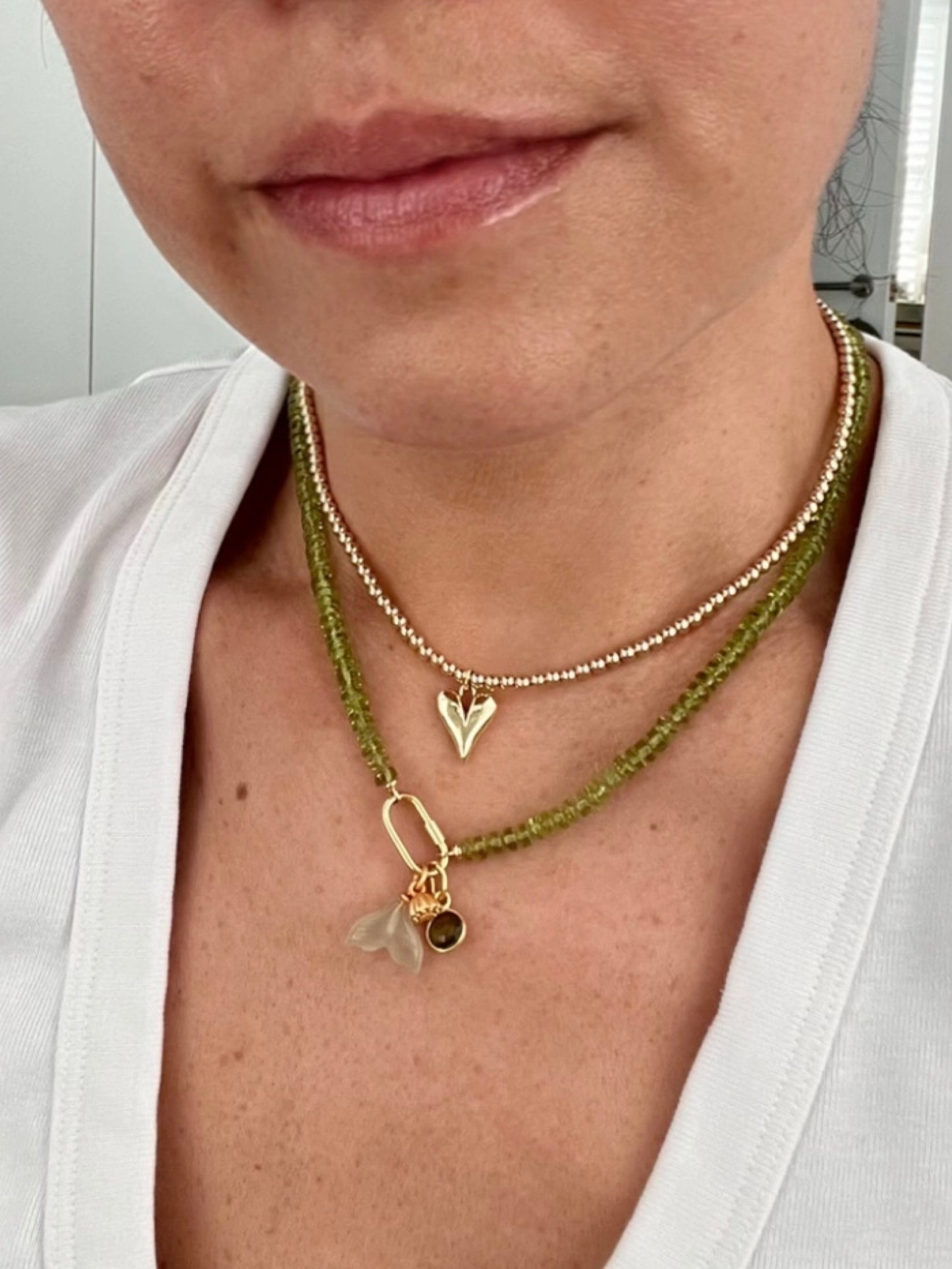Chelito Peridot Gemstone Necklace