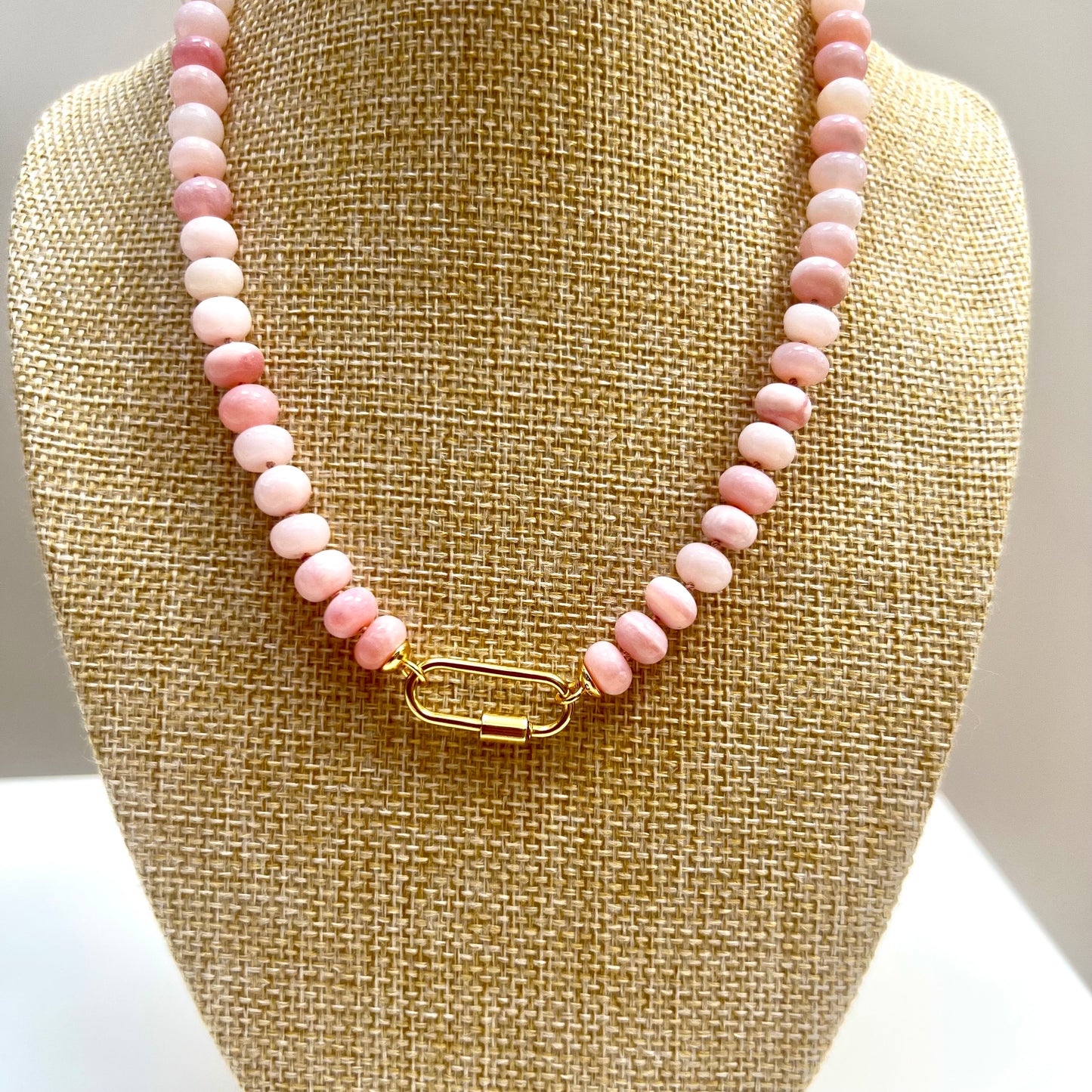 Ana-Maria Pale Pink Opal Necklace