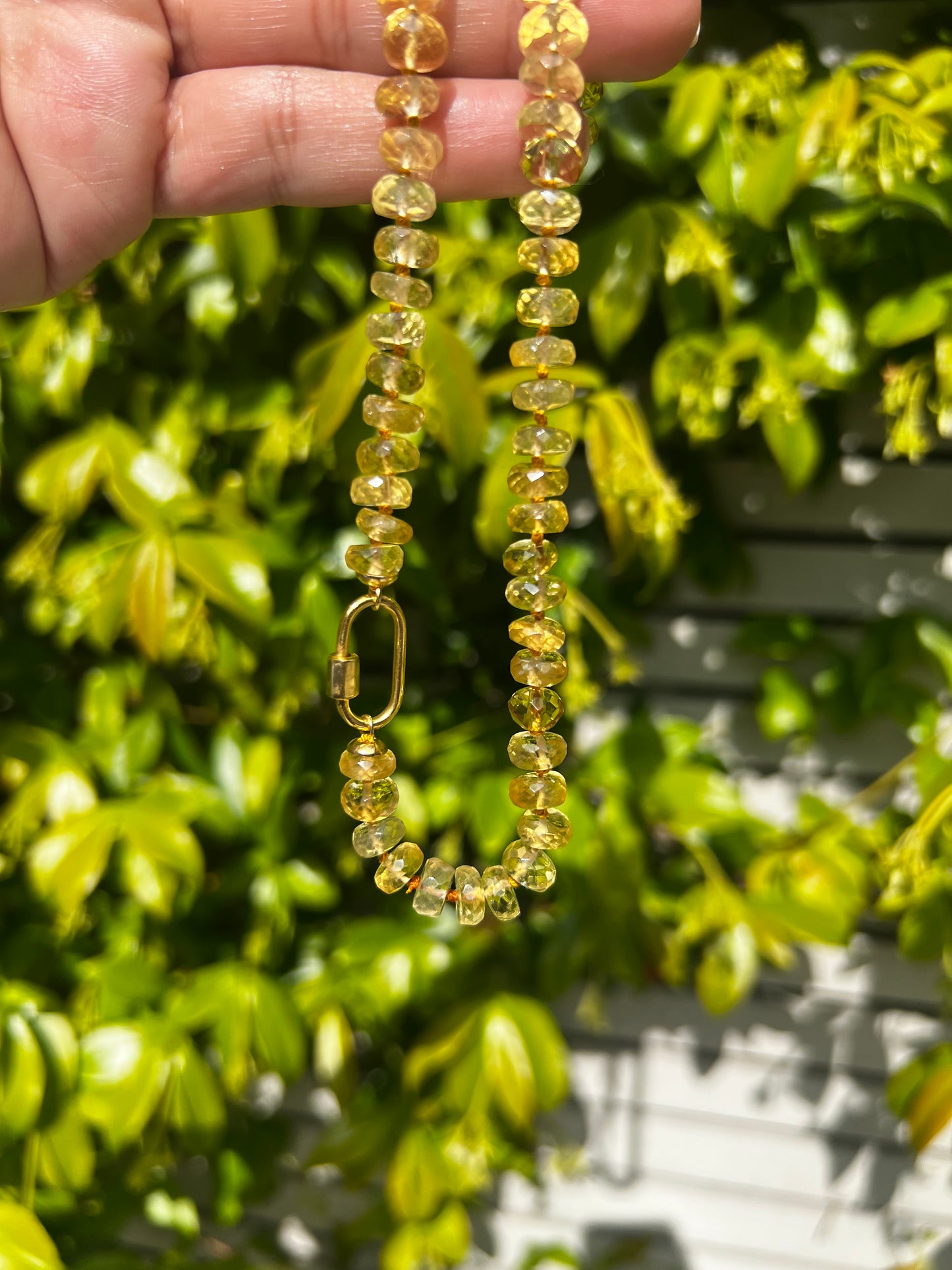Chelito Citrine Gemstone Necklace