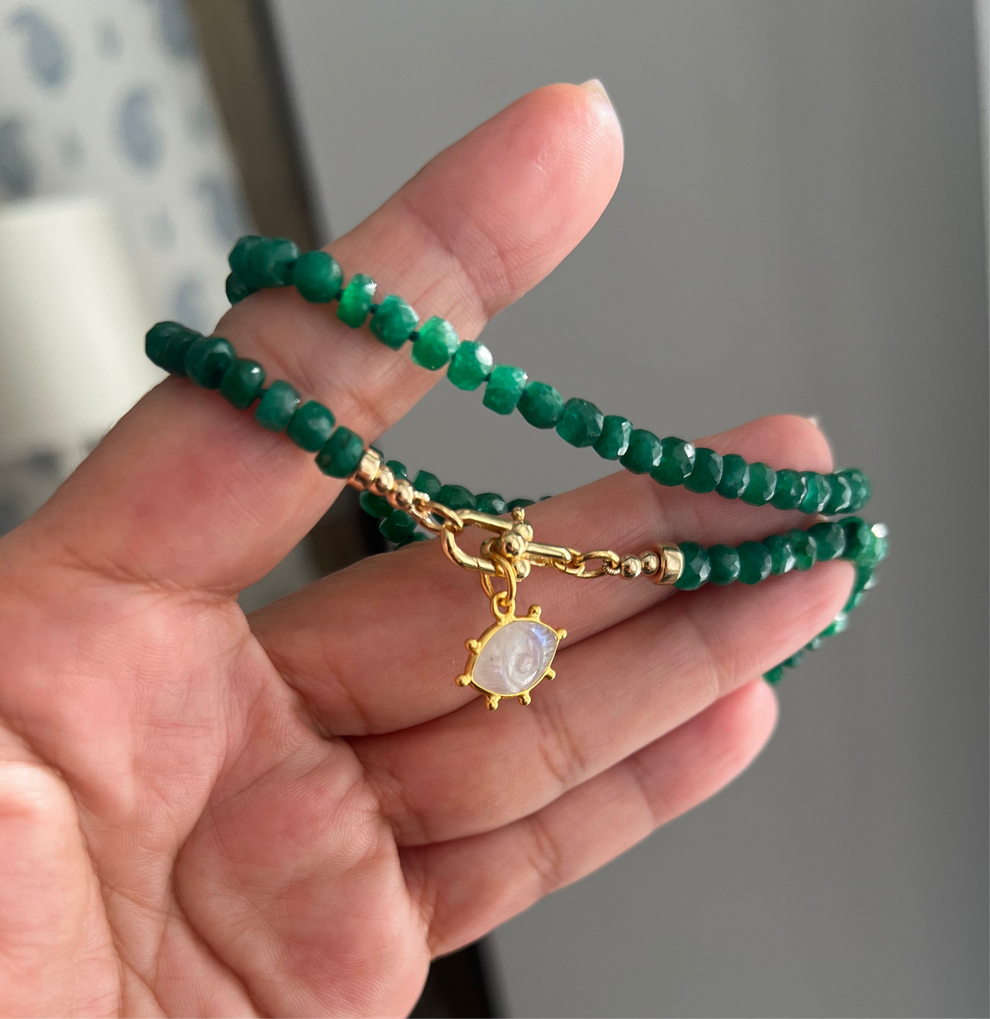 Precious Collection - Emerald Necklace