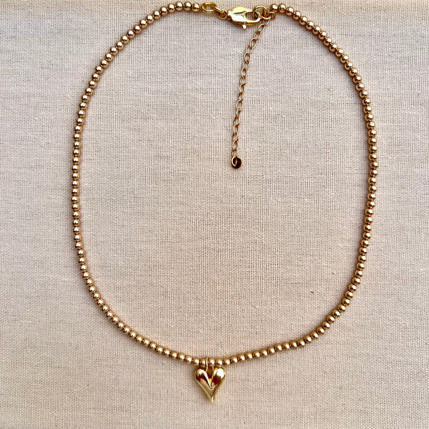 Donna Gold Heart Choker