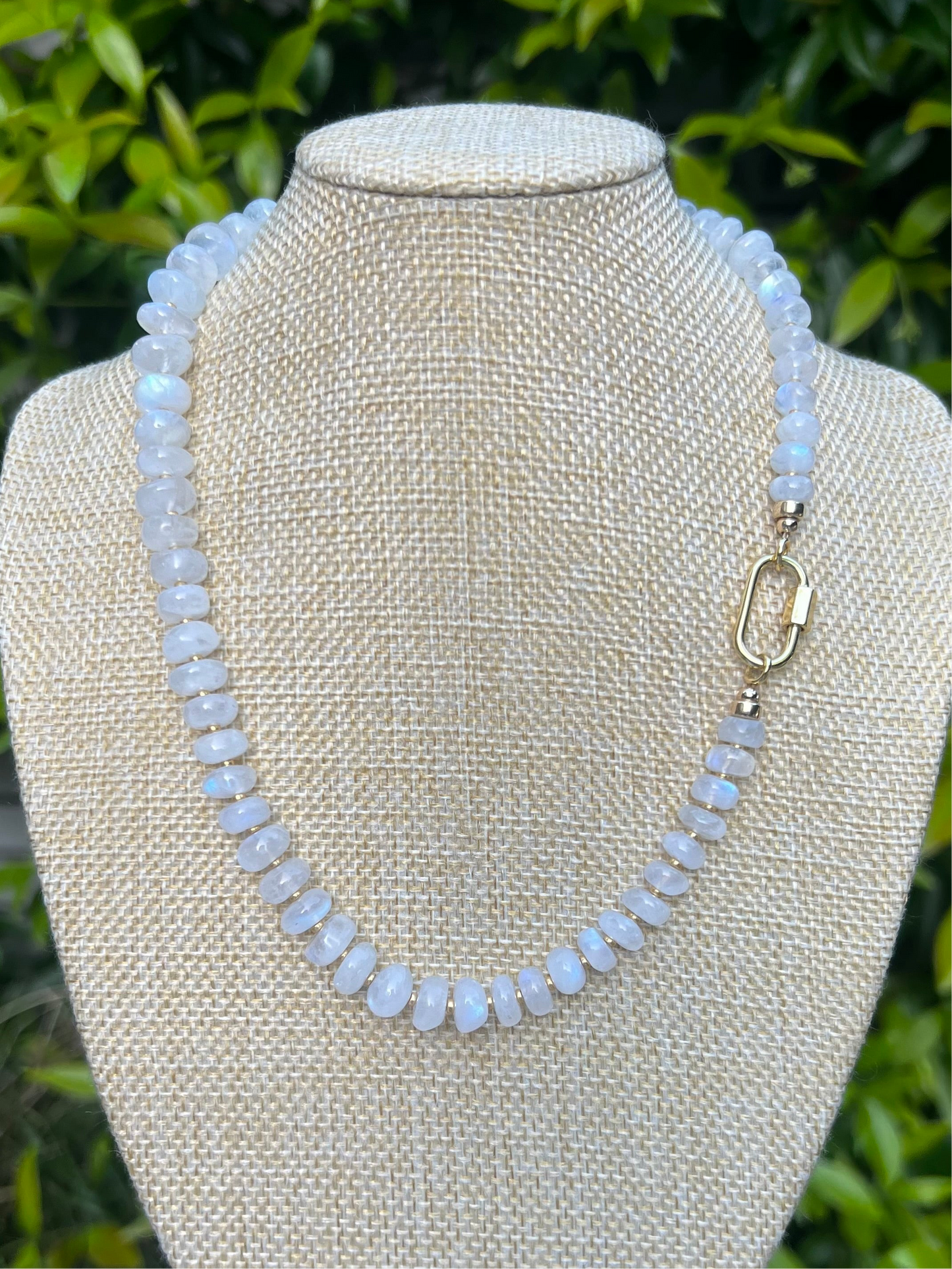 Kelly Moonstone Gemstone Necklace