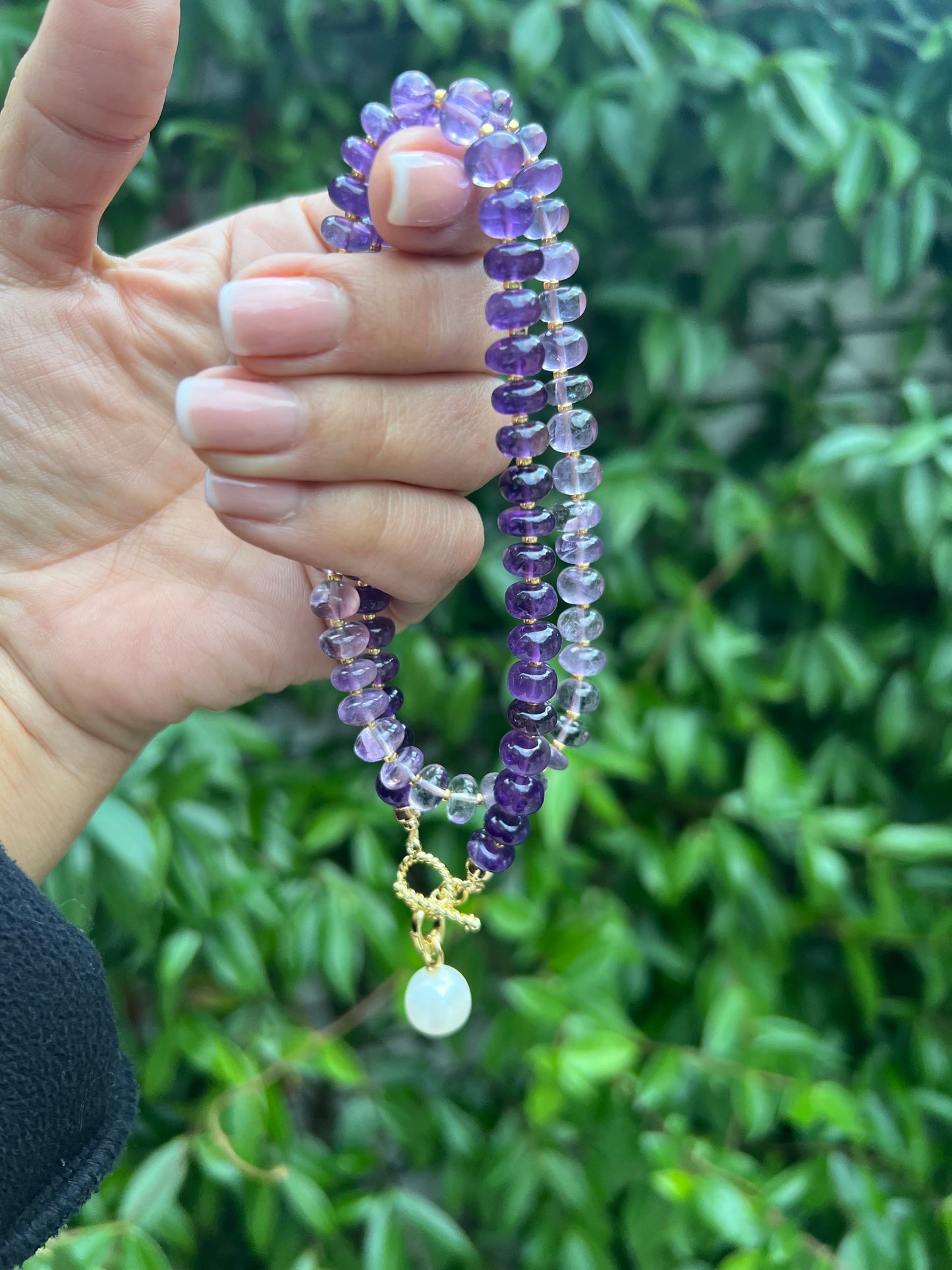 Ana-Maria Ombre Amethyst Necklace