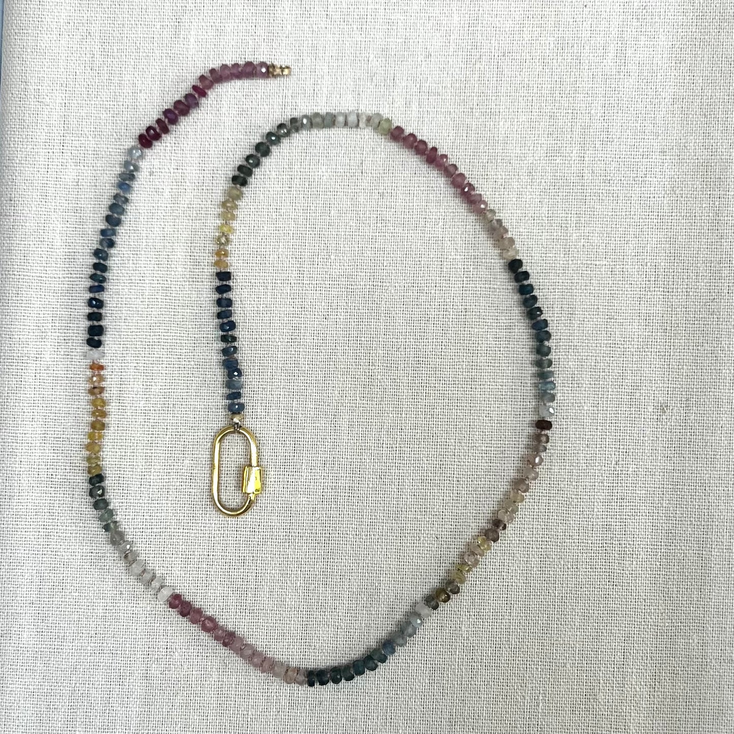 Precious Collection - Rainbow Sapphire Necklace