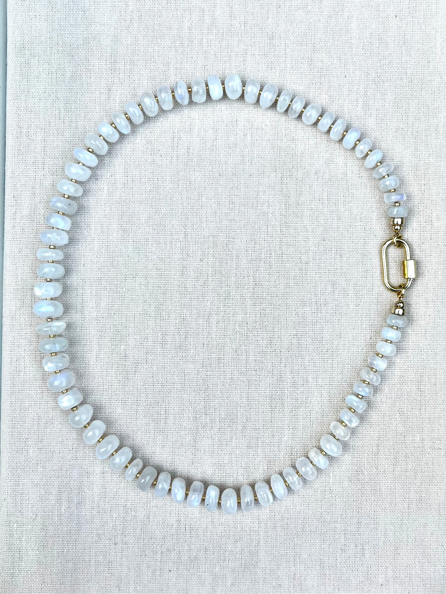 Kelly Moonstone Gemstone Necklace