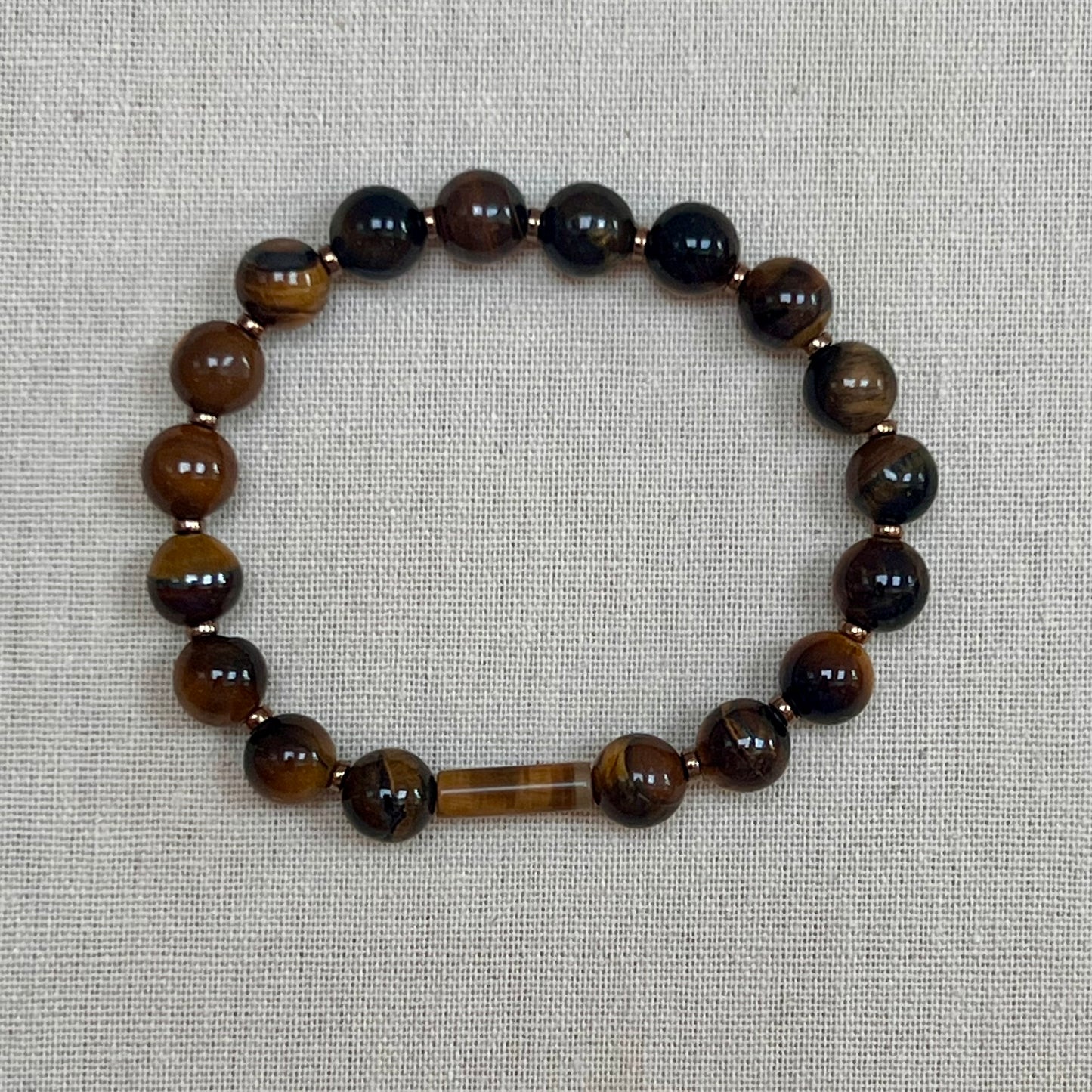 Wainscott Tiger’s Eye Beaded Bracelet