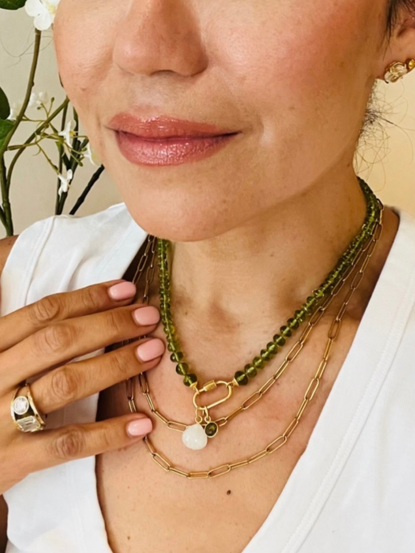 Peridot August Necklace