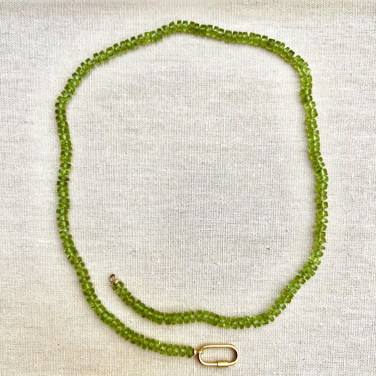 Chelito Peridot Gemstone Necklace