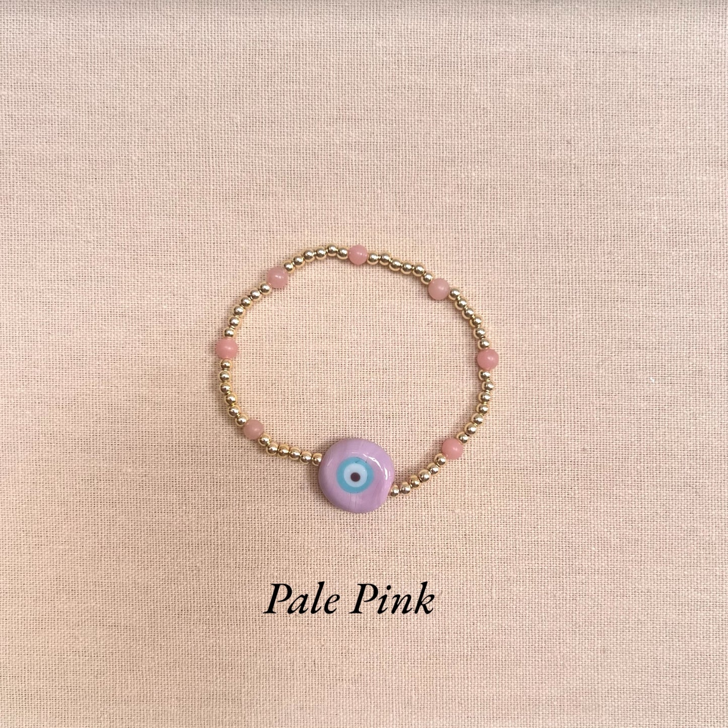 Eda Gold Bauble and Gemstone Evil Eye Bracelet