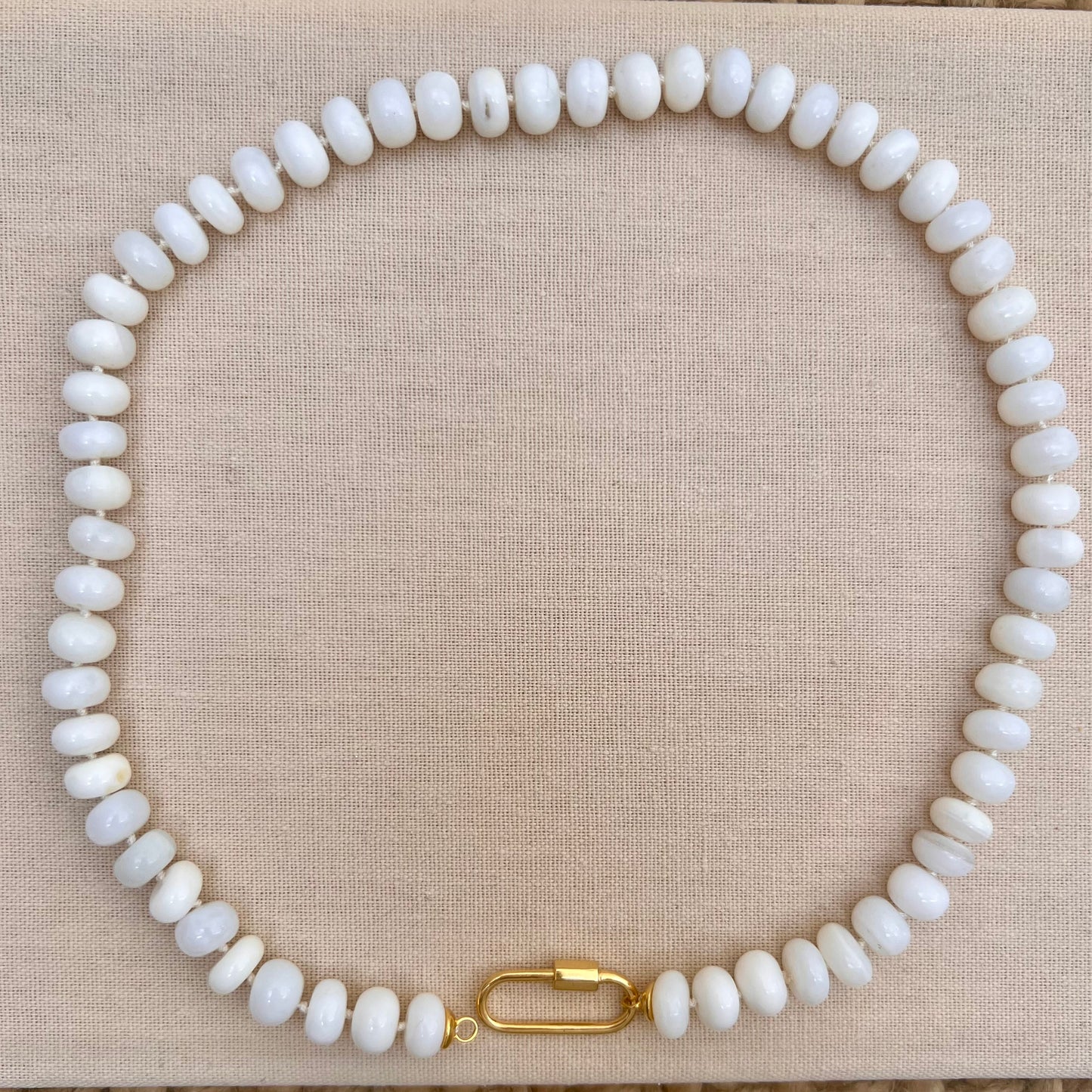 Ana-Maria White Opal Necklace