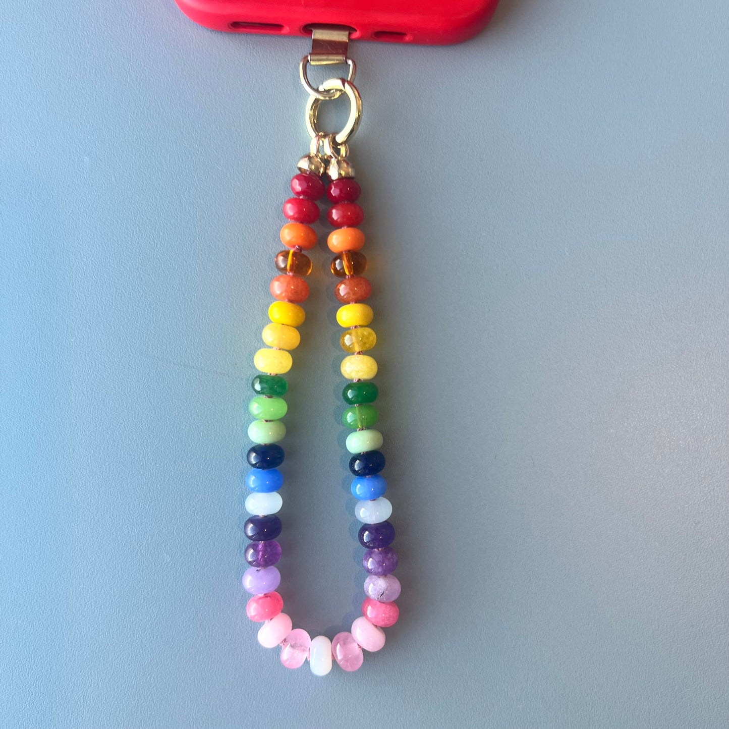 Mimi Wristlet - Gemstone Phone Charm