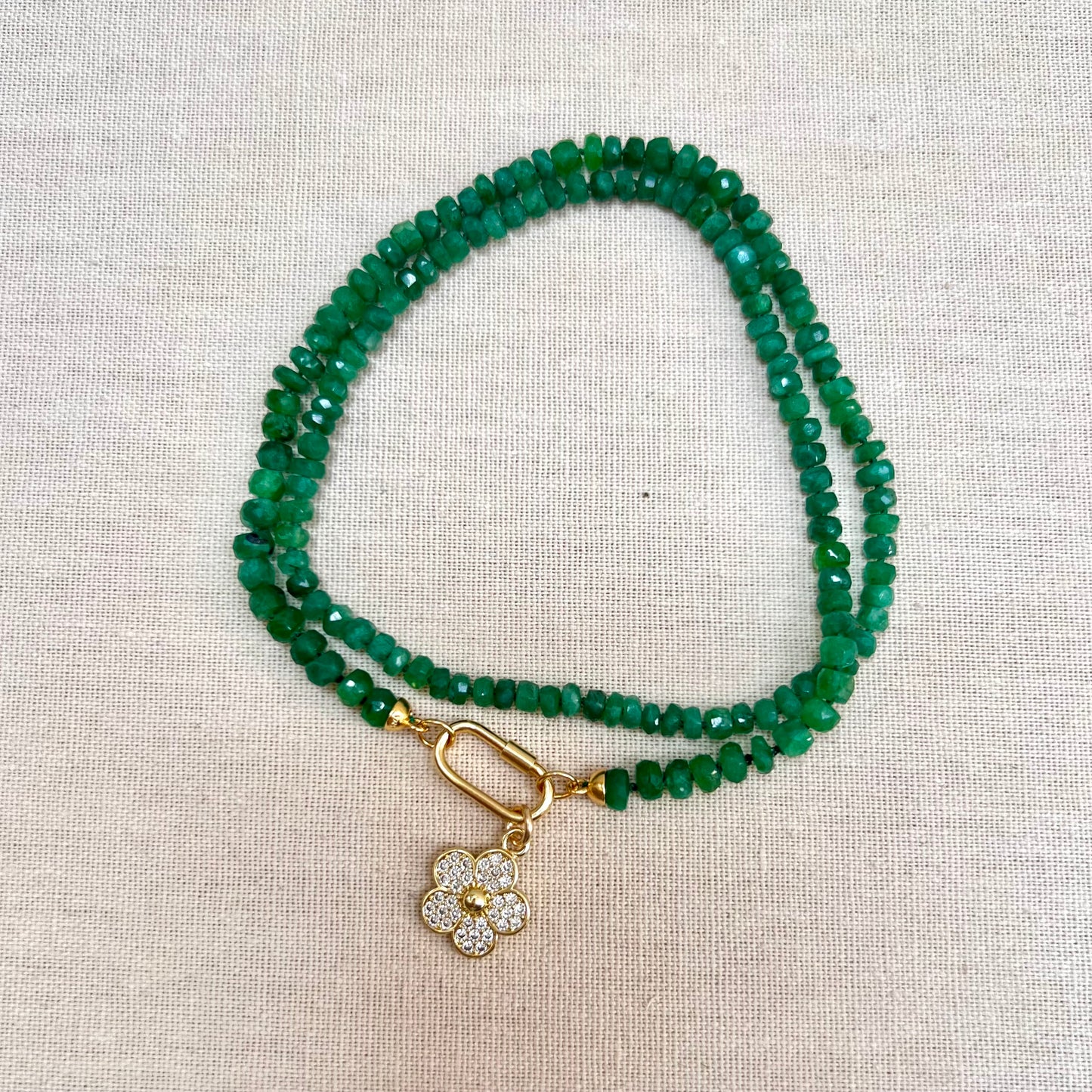 Precious Collection - Emerald Necklace