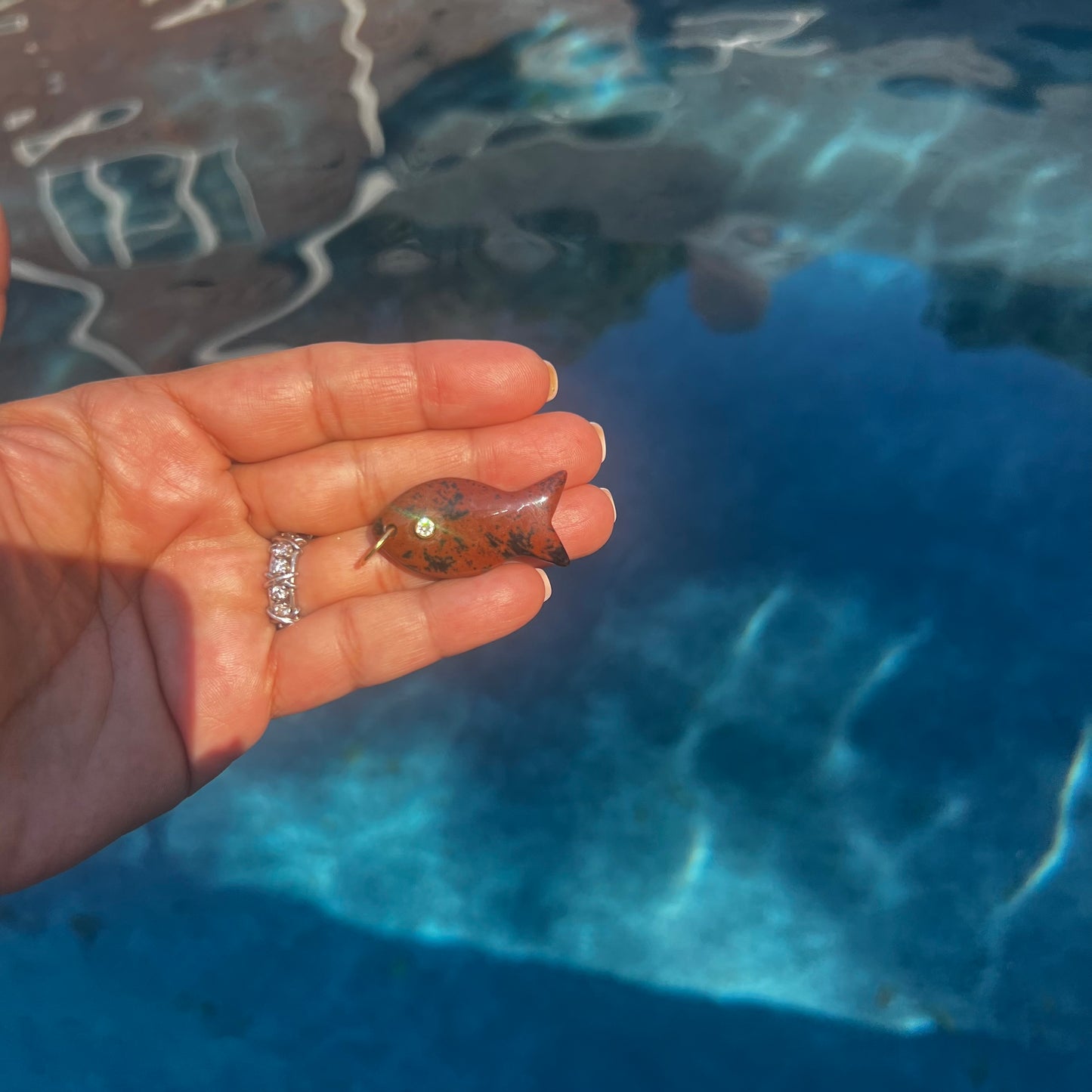 Jumbo Gemstone Fish Charms - Abundance