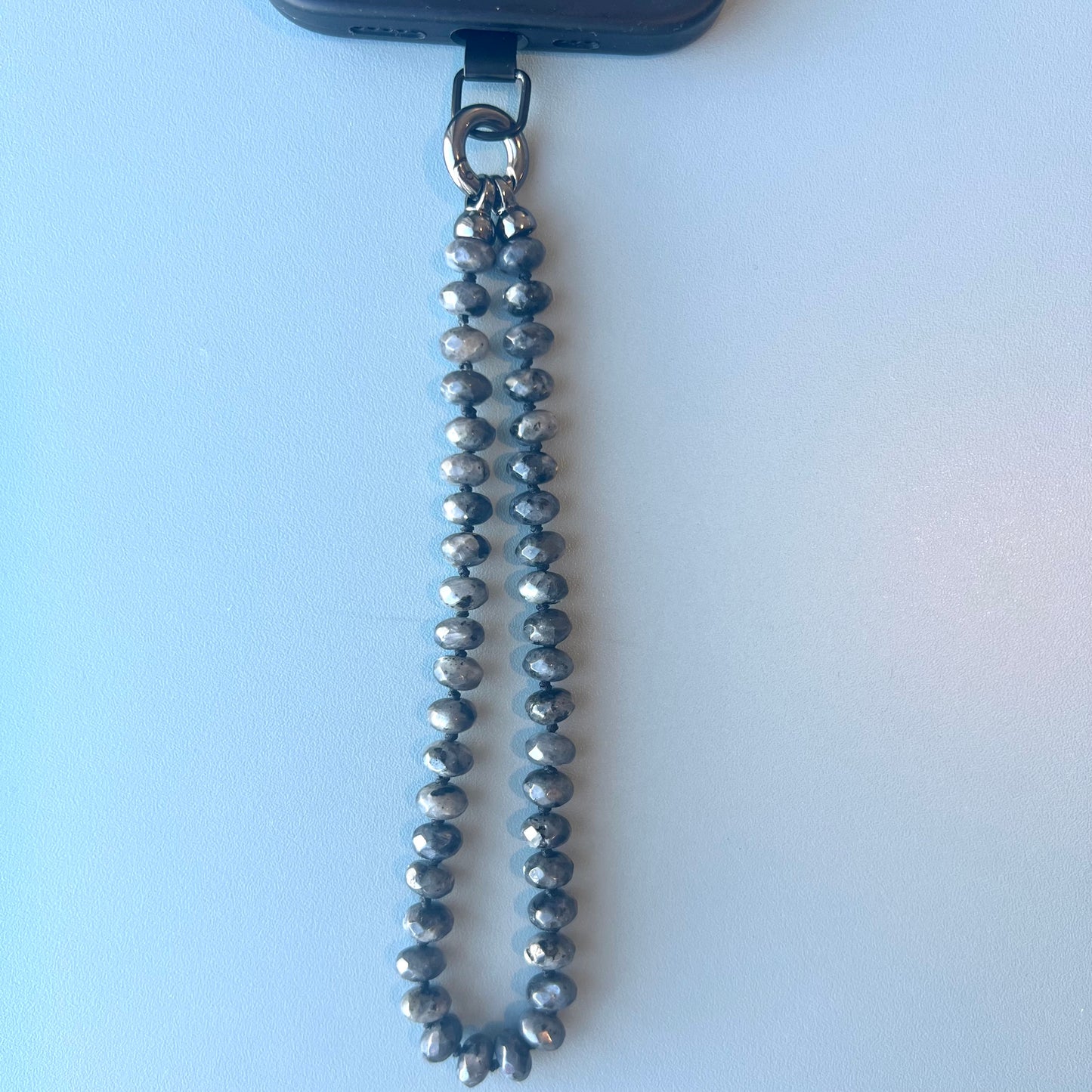 Mimi Wristlet - Gemstone Phone Charm