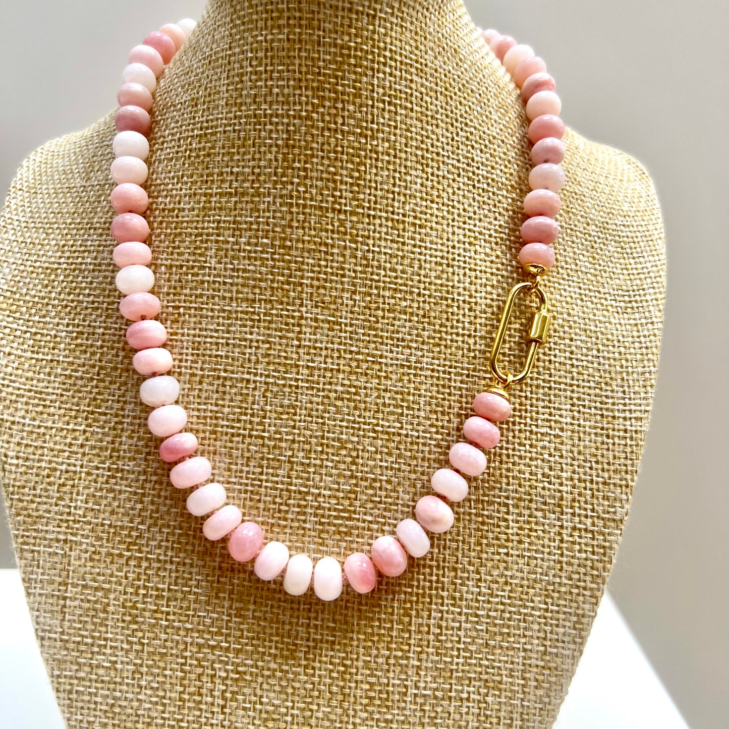 Ana-Maria Pale Pink Opal Necklace