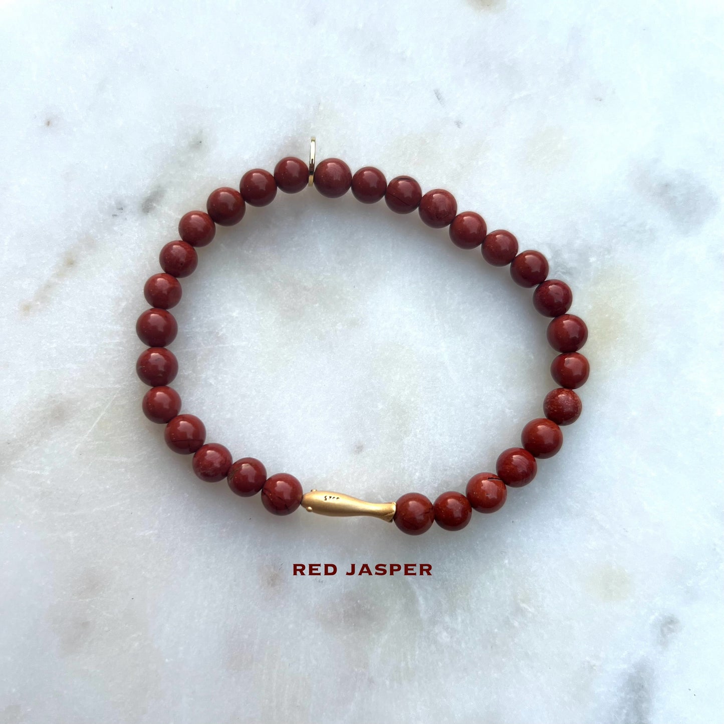 Men’s Red Jasper - Fish Charm