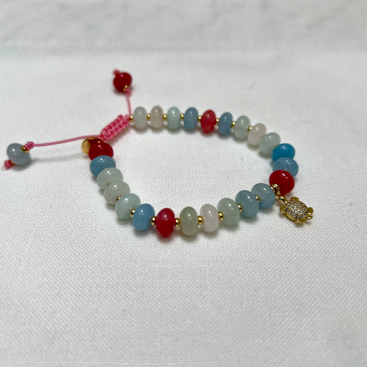 Rider Cotton Candy Gemstone Bracelet