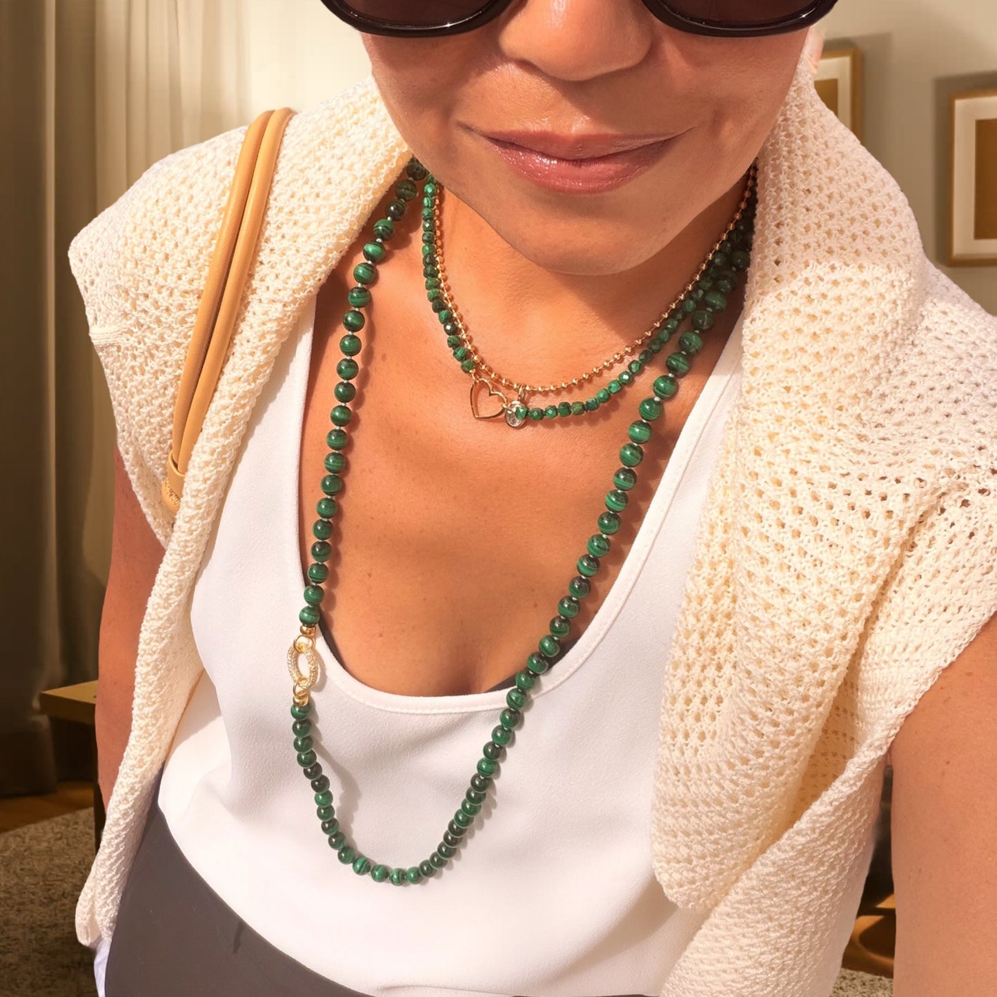 Aubrey Long Beaded Necklace