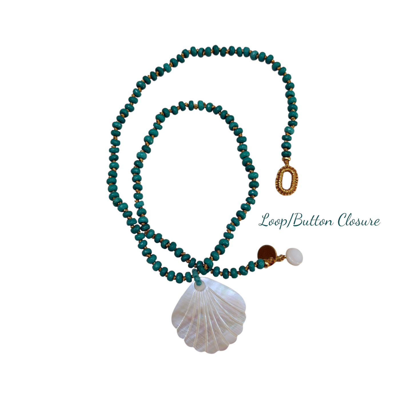 MARISOL Beaded Shell Necklace
