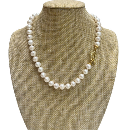 Elaine Pearl Choker Necklace