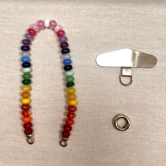 Mimi Wristlet - Gemstone Phone Charm