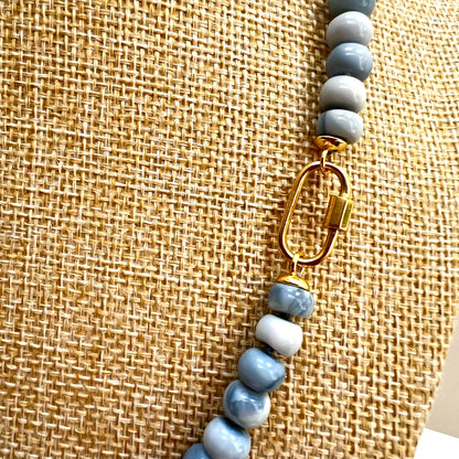 Ana-Maria Denim Blue Opal Necklace