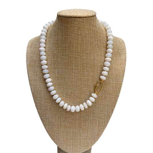 Ana-Maria White Opal Necklace