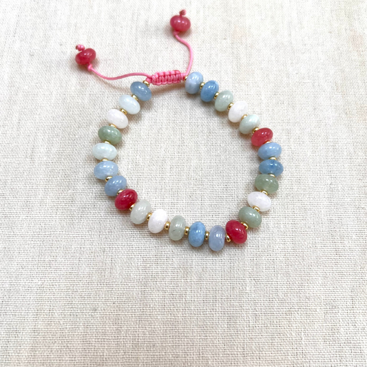 Rider Cotton Candy Gemstone Bracelet