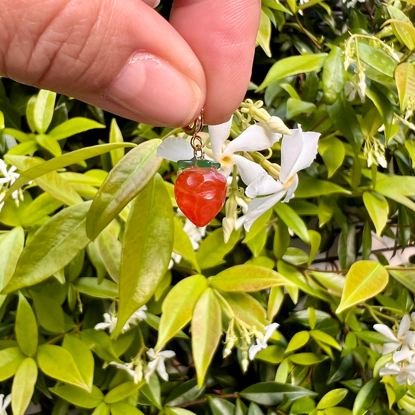Gemstone Fruit & Flower Charms