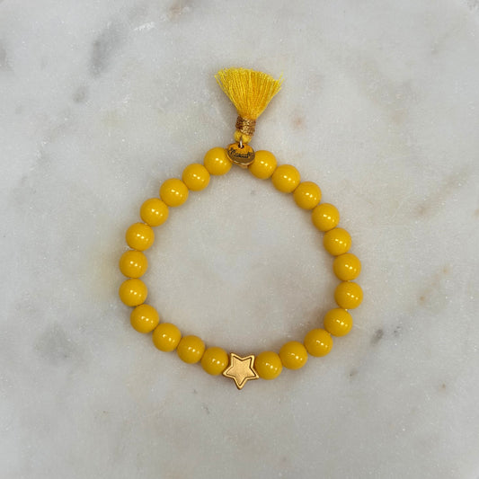 Bonita Beaded Bracelet with Tassel (Vibrant)