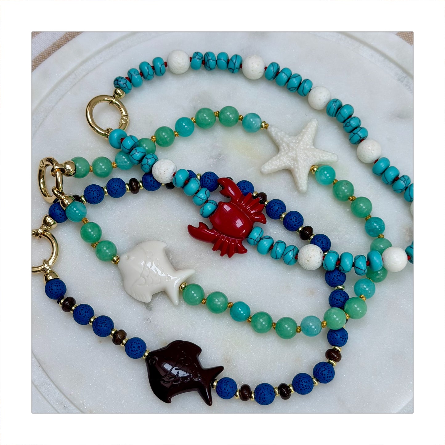 Mimi Sea Creatures Phone Charm - Wristlet
