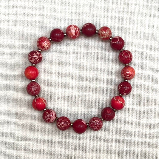 Men’s Mac Bracelet - Red Jasper