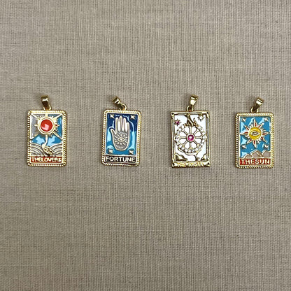 The Sun Tarot Card Charm