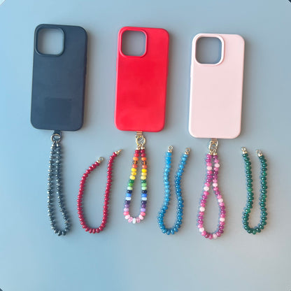 Mimi Wristlet - Gemstone Phone Charm
