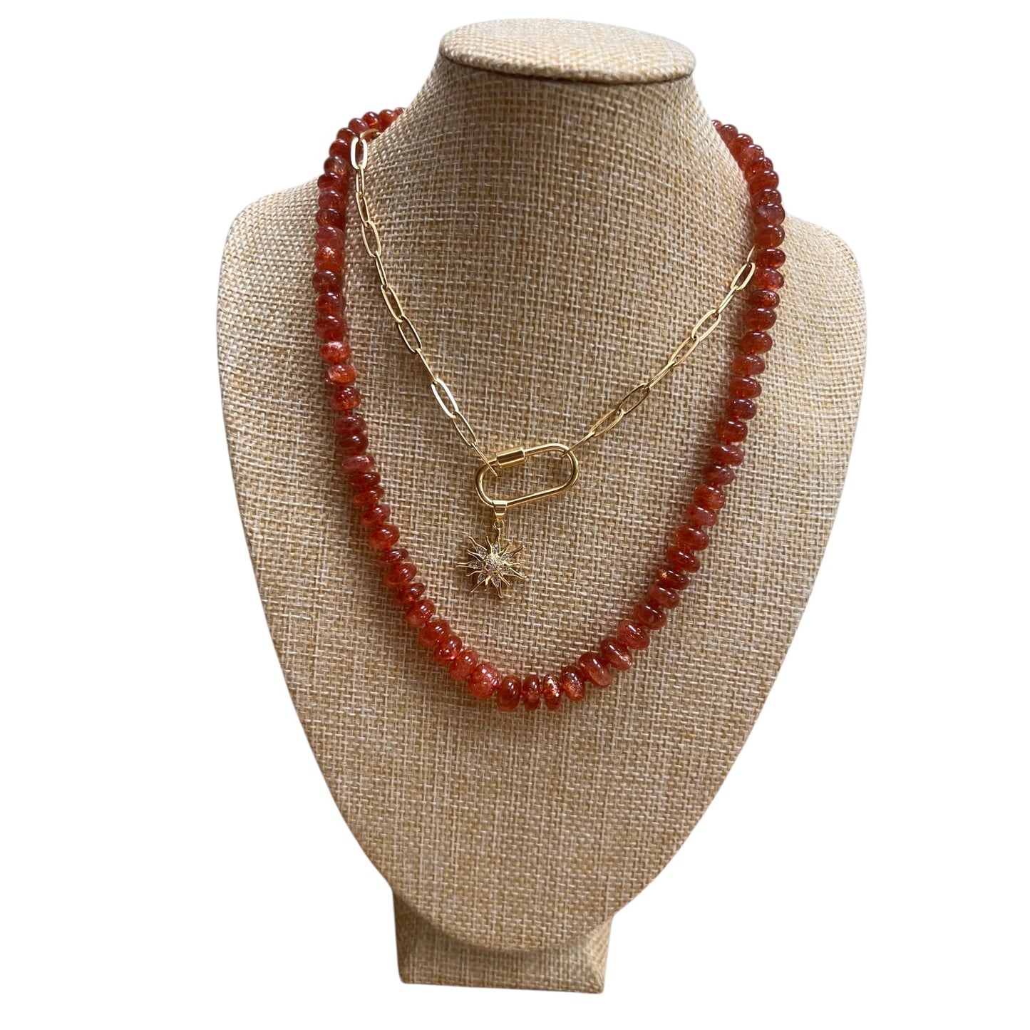 Ana-Maria Sunstone Gemstone Necklace