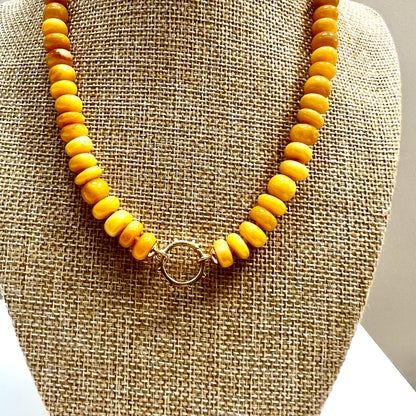 Ana-Maria Yellow Opal Necklace