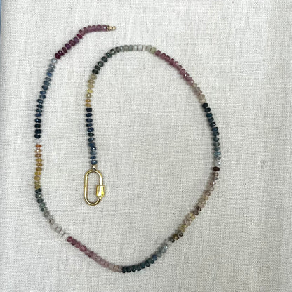 Precious Collection - Rainbow Sapphire Necklace