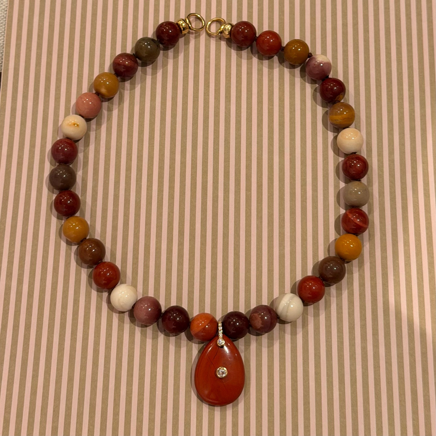 Coco Australian Jasper Choker - Strength & Resilience
